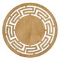 Hermia Labyrinth - Honey Juego de Salvamanteles de Madera (4 piezas)